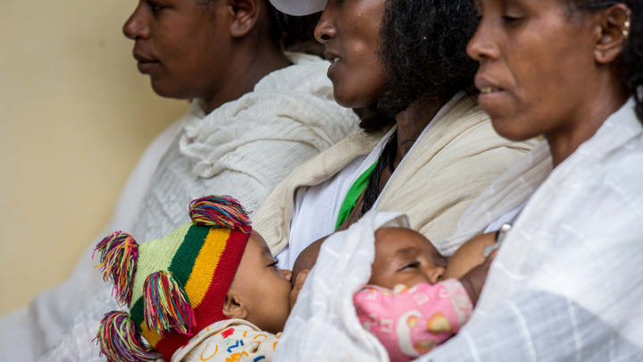 UNICEF Campaigns for Improved Exclusive Breastfeeding Rates