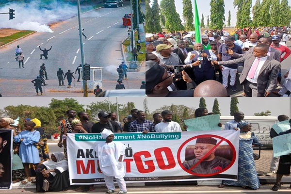 Police Disperse Pro-Natasha Protesters with Tear Gas at National Assembly